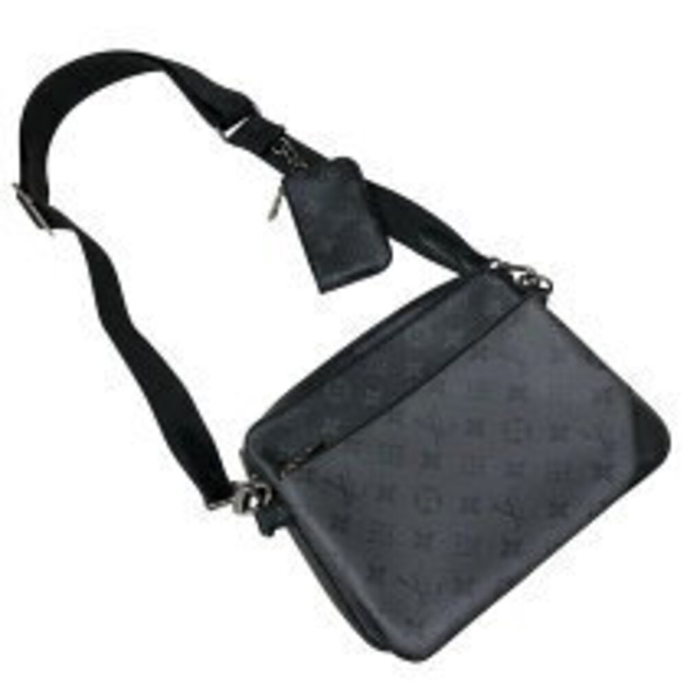 Louis Vuitton Reverse Trio Monogram Bag Messenger Shoulder Gray Black Eclipse